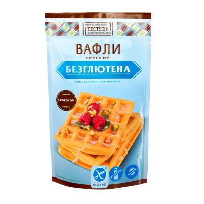 Вафли кокосовые безглютеновые "Тестовъ" (Смесь для приготовления) 200 гр. РФ