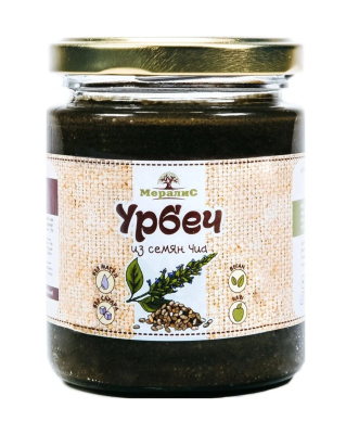 Урбеч из семян чиа, "Мералис" 230 гр. РФ Урбеч из семян чиа, "Мералис" 230 гр. РФ