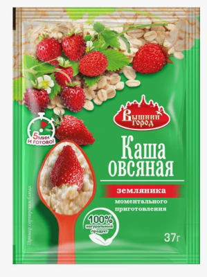 Каша овсяная с земляникой "Вышний город" 37 гр. Каша овсяная с земляникой "Вышний город" 37 гр.