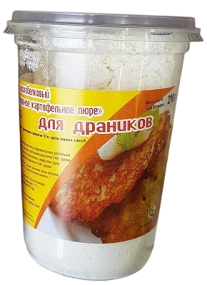 Пюре картофельное б/р низкобелковое, "Мак Мастер" сухой концентрат для приготовления драников. 210гр. Рф