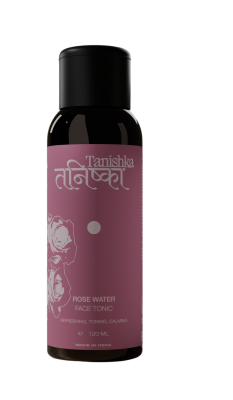 Тоник для Лица с Розовой Водой Танишка 120мл Tanishka Rose Water Face Tonik