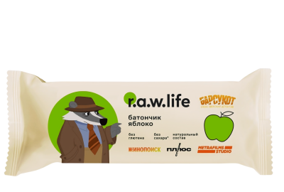 Батончик злаковый "Яблоко" R.A.W. Life для детей с 3-х летнего возраста 35гр.
