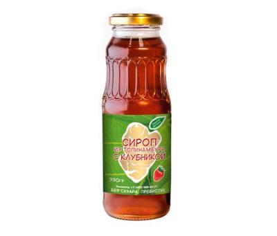 Сироп из клубней топинамбура с клубникой 70% 330гр стекло. бут 1/12