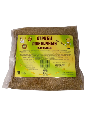 Отруби пшеничные (э/к) КЛЕОПАТРА "Злаки Сибири", 200 гр.