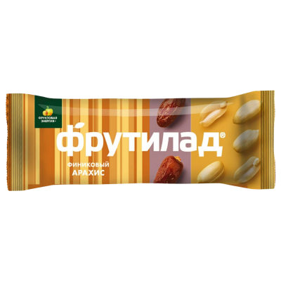Батончик финиковый "Фрутилад с арахисом"  42 гр.
