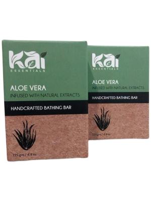 Мыло Ручной Работы с Алоэ Вера Каи Эссеншелс 125г Kai Essentials Aloe, Индия
