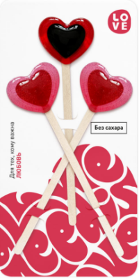 Карамель LO-LI "I love you" mini (без сахара)