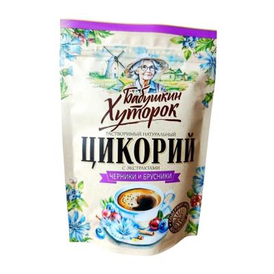 Цикорий порошок с черникой и брусникой растворимый "Бабушкин Хуторок" 100 гр. РФ