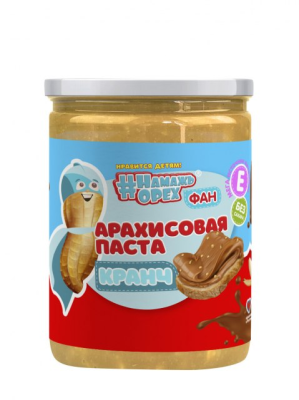 Арахисовая паста Серия Фан Кранч "Намажь орех" 230 гр. РФ Арахисовая паста Серия Фан Кранч "Намажь орех" 230 гр. РФ