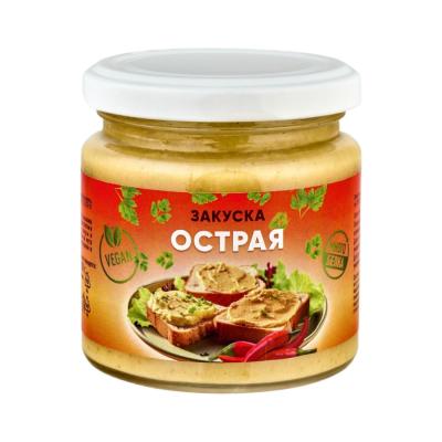 Закуска из нута стериализованная ОСТРАЯ  180гр.