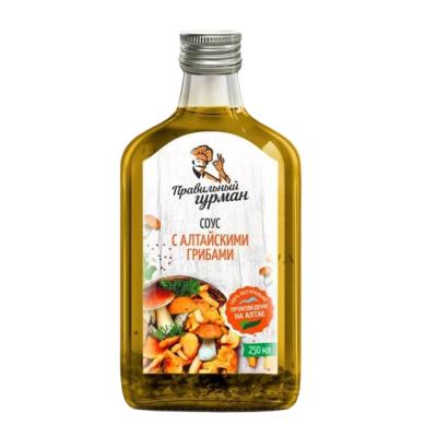 Соус с Алтайскими грибами "Правильный гурман" 250 мл.