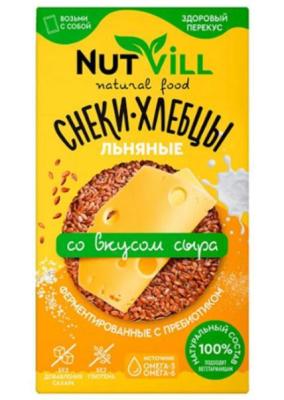 Снеки-хлебцы "Со вкусом сыра" NutVill  70 гр.