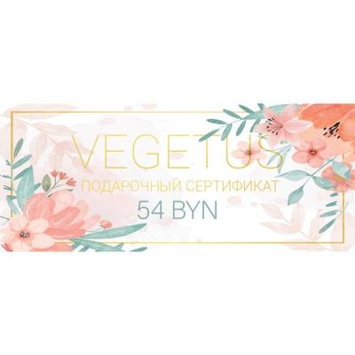 Электронный подарочный сертификат на 54 р