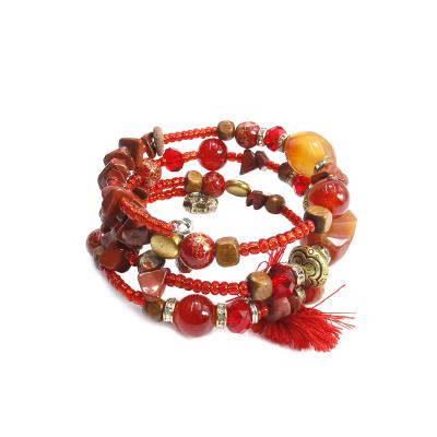 Браслет Пандора Спиралька Сердолик и коралл ( дарует процветание и карьерный рост)