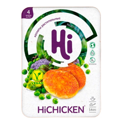 Котлеты растительные зам. со вкусом курицы Hi (Hichiken) 0.28 кг