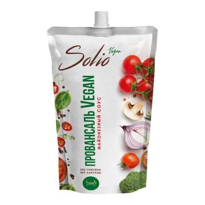 Майонезный соус провансаль вегетарианский "Solio" с м.д.ж. 50,5 %, 200 мл с дозатором, РФ