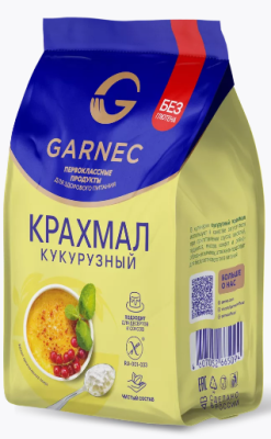Крахмал кукурузный без глютена "Гарнец"  200гр.