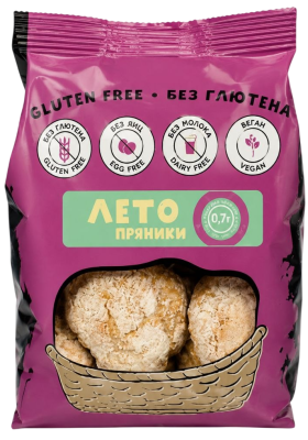Пряники низкобелковые "Лето" 150 гр  "Чудесница"