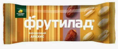 Батончик финиковый "Фрутилад с арахисом"  42 гр. Батончик финиковый "Фрутилад с арахисом"  42 гр.