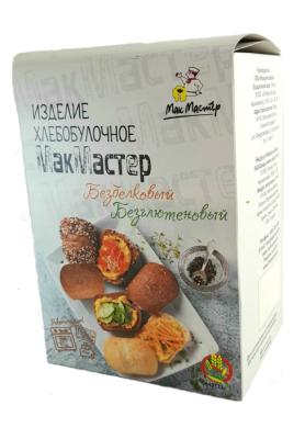 Хлебобулочное изделие "Макмастер Безбелковый" булочки (300гр)