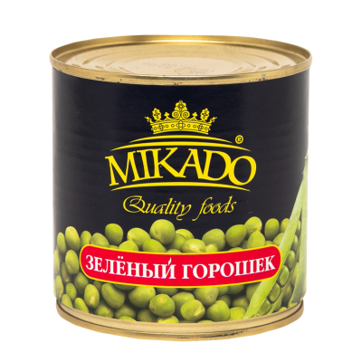 Зеленый горошек "Микадо"425 мл. ж.б.