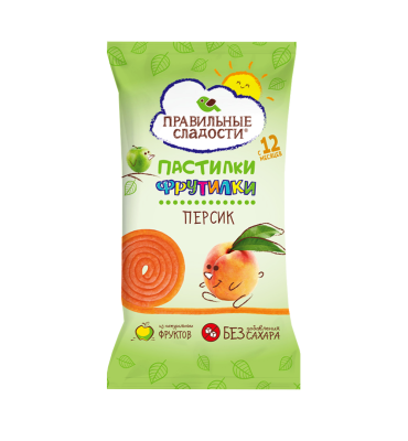 Пастилки "Фрутилки" Персик 15гр. РБ