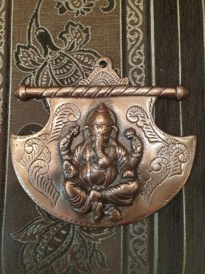 L111 Панно Ганеш 19,5см, силумин