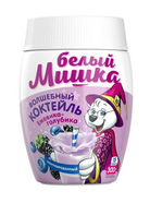 Смесь для коктейля гранула БЕЛЫЙ МИШКА  Голубика-Ежевика ПЭТ 300гр. РФ