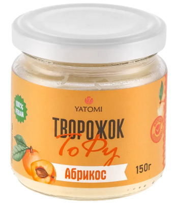 Творог соевый "Творожок - тофу Абрикос" YATOMI 150гр. РФ