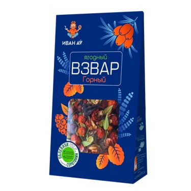 Взвар плодово-ягодный Горный 96 г, Иван Да