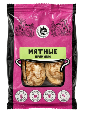 Пряники без глютена  Мятные "Чудесница" 180 гр.