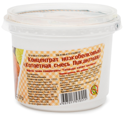 Смесь котлетная "Пикантная" "Мак Мастер" низкобелковая  120 гр.