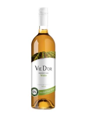 Вино виноградное "VIE DOR" безалкогольное белое п/сладкое 0.75 л