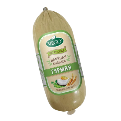 Продукт растительный "Колбаса вареная "Гурман" "Vego" 500гр. РФ