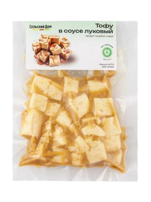 Продукт пищевой соевый "Тофу в соусе луковый" Сельский дом 200гр. РФ