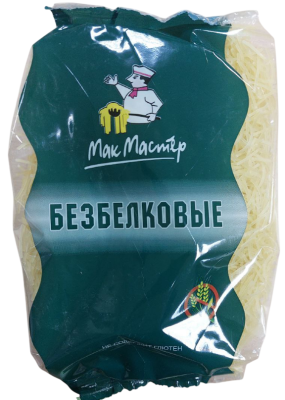 Макаронные изделия "Мак Мастер" безбелковые вермишель 350 гр.