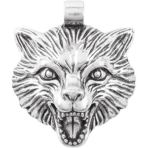 Амулет TOTEM №48 "Знак волка"( наделяет знаниями и интуицией), металлический сплав