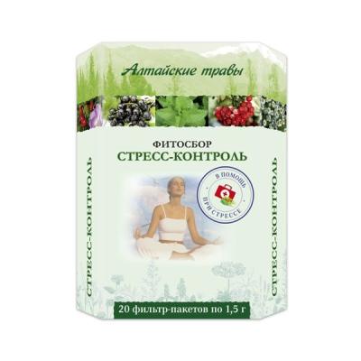 Фитосбор "Алтайские травы. Стресс-Контроль" №20 х 1.5 г.