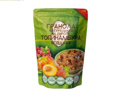 Гранола натуральная на сиропе топинамбура ягодная , 250гр, РФ