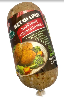Продукт ратсительный "Вегфарш вареный "Домашний" Vego, 500 гр.