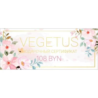 Электронный подарочный сертификат на 108 р
