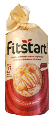 Хлебцы рисовые Кленовый сироп Fitstart 100гр. РБ
