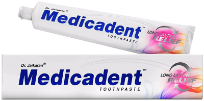 Зубная паста Медикадент Medicadent 100 г. Dr.Jaikaran Индия