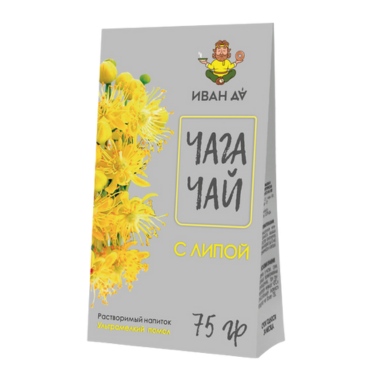 Чайный напиток "Чага-Чай"с липой Иван-Да 75 гр. РФ