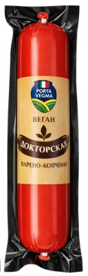 Колбаса веган вареная"Докторская" Porta Vegma 300гр. РФ