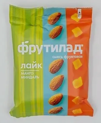 Смесь фруктовая манго, миндаль "Лайк"- 45 г