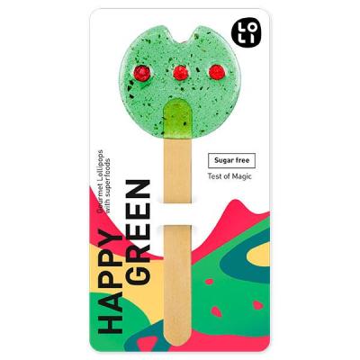 Карамель LO-LI " HAPPY GREEN" (без сахара)