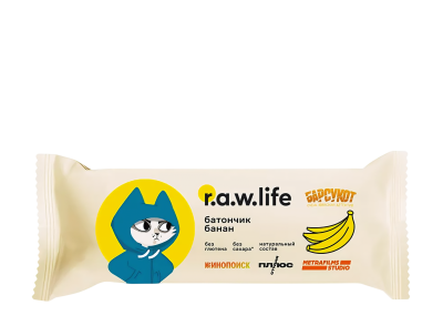 Батончик злаковый "Банан" R.A.W. Life для детей с 3-х летнего возраста 35гр.