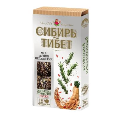 "Сибирь-Тибет" с женьшенем, розмарином и ягодами годжи, (плитка 96 г).