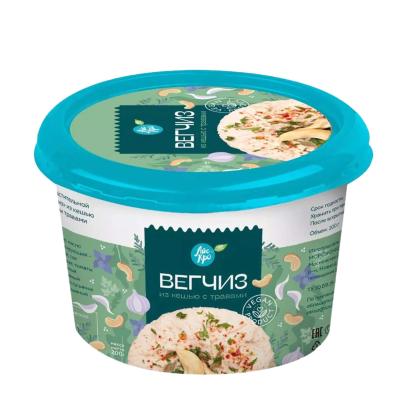 Продукт на раст. основе "ВегЧиз" из кешью с французскими травами и чесноком 200гр. РФ